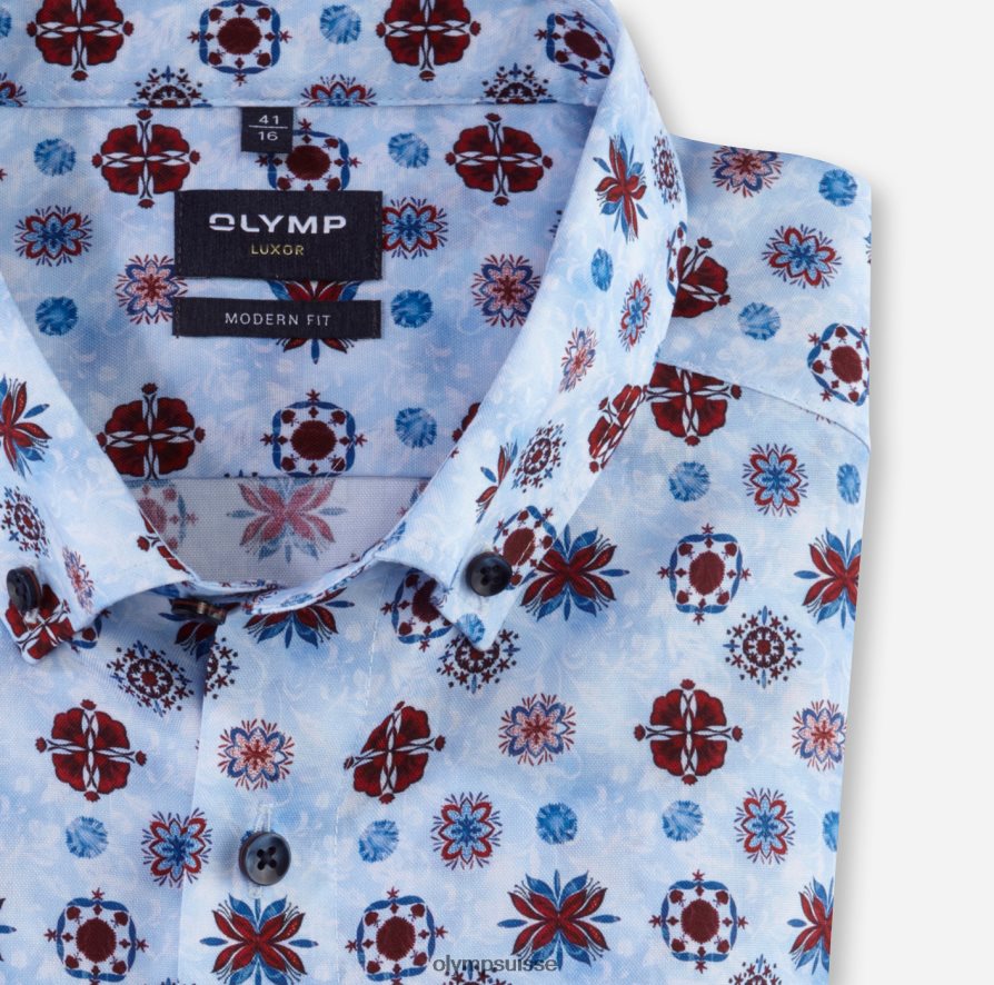 Luxor Modern Fit, chemise business, boutonnée, rouge OLYMP vêtements VVP4DB924