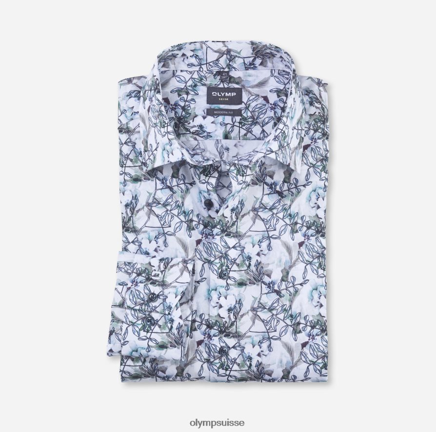 Luxor Modern Fit, chemise business, sous boutonnée, aqua OLYMP vêtements VVP4DB1118
