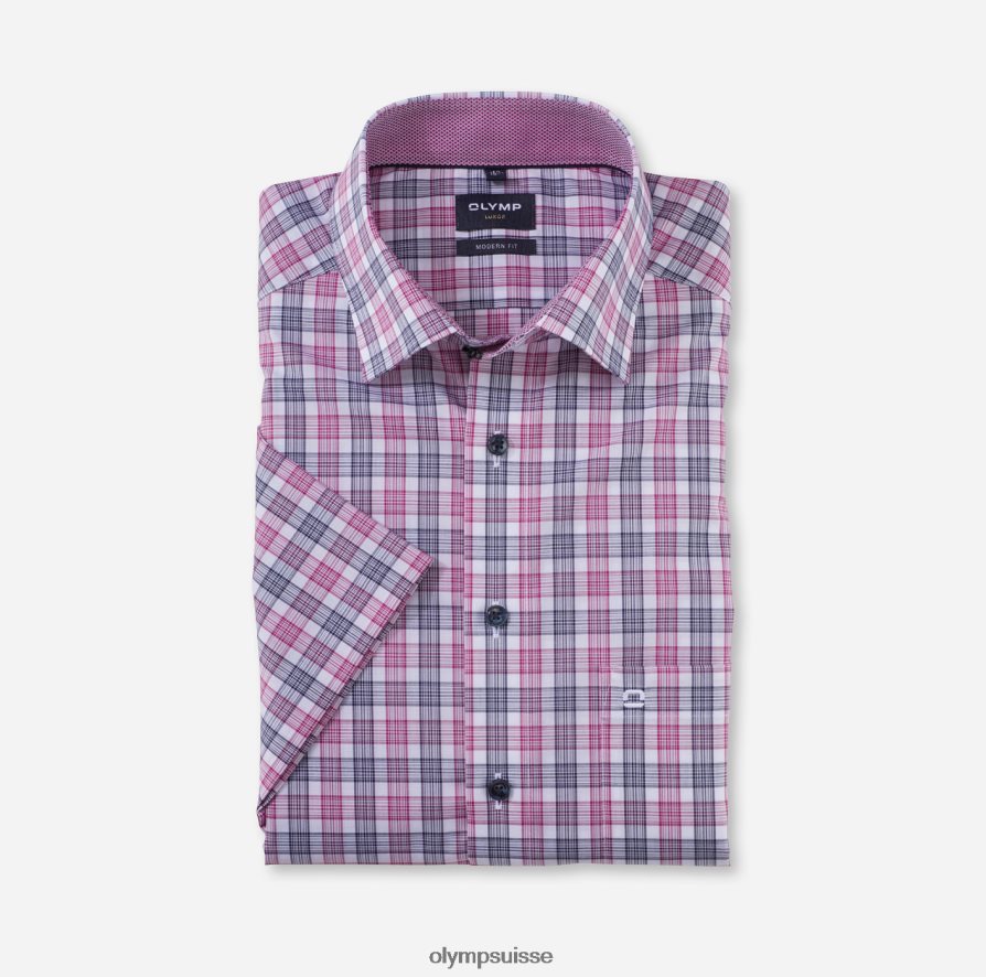 Luxor Modern Fit, chemise business, sous boutonnée, fuchsia OLYMP vêtements VVP4DB1156
