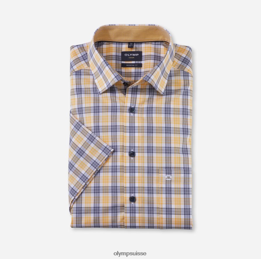 Luxor Modern Fit, chemise business, sous boutonnée, jaune OLYMP vêtements VVP4DB1176