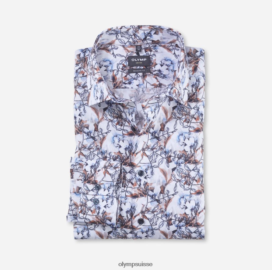 Luxor Modern Fit, chemise business, sous boutonnée, mandarin OLYMP vêtements VVP4DB1242