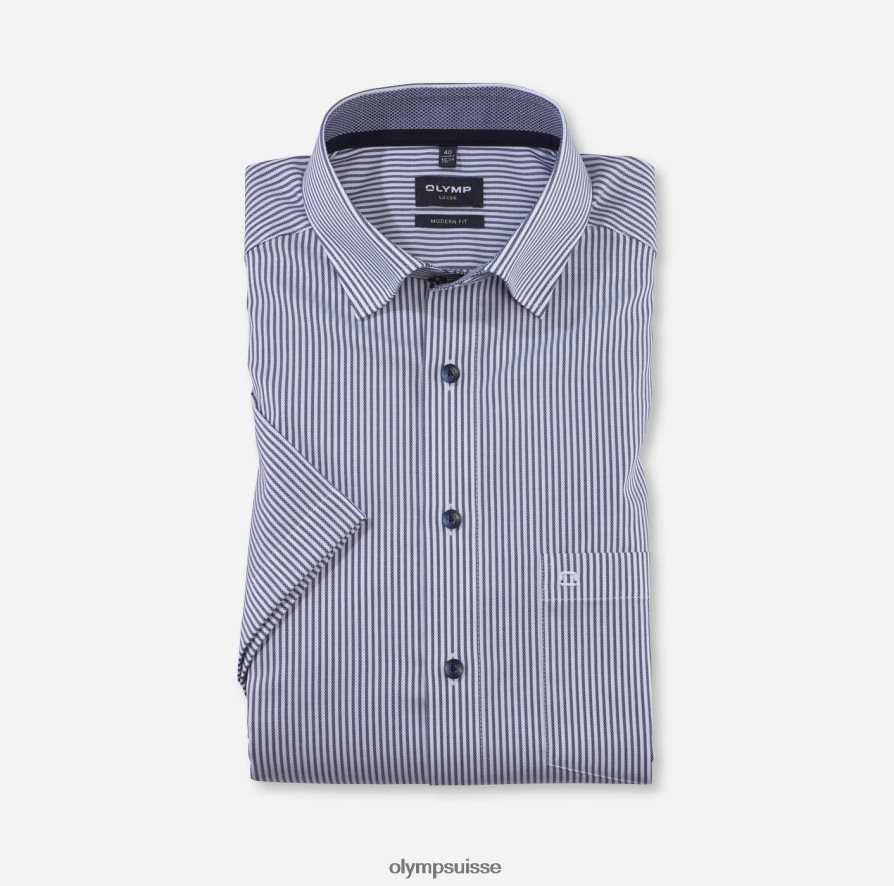 Luxor Modern Fit, chemise business, sous boutonnée, marine OLYMP vêtements VVP4DB1237