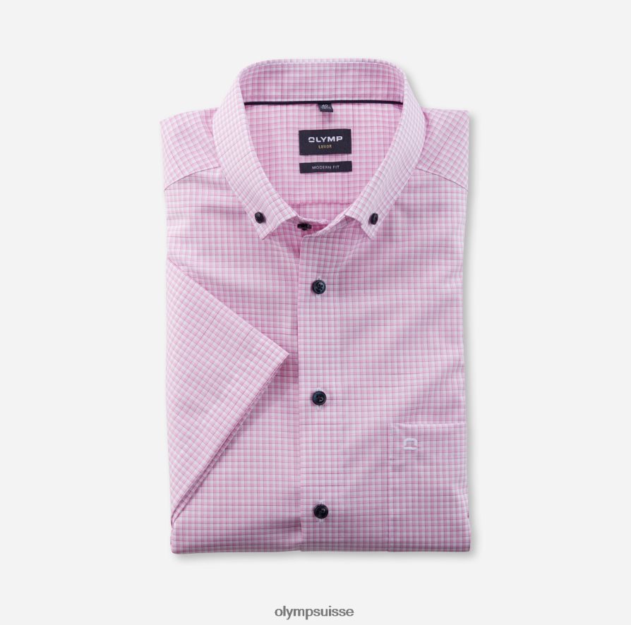 Luxor Modern Fit, chemise d'affaires, boutonnée, rose OLYMP vêtements VVP4DB1151