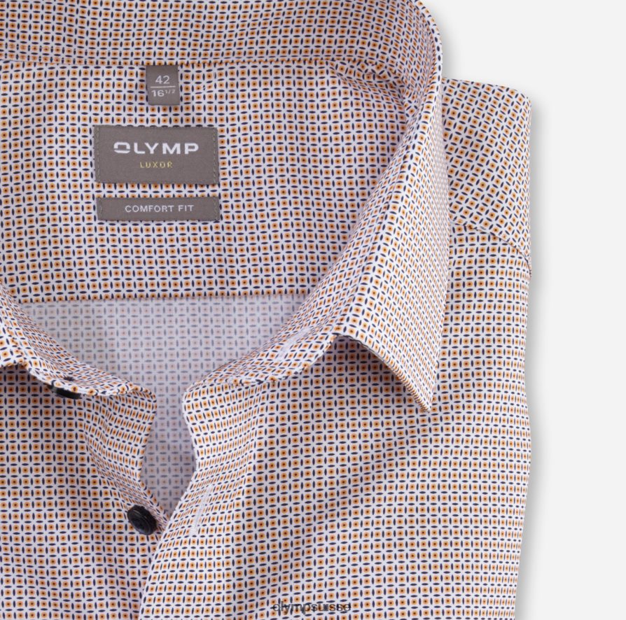 coupe confort louxor, chemise d\'affaires, new kent, mandarin OLYMP vêtements VVP4DB1536