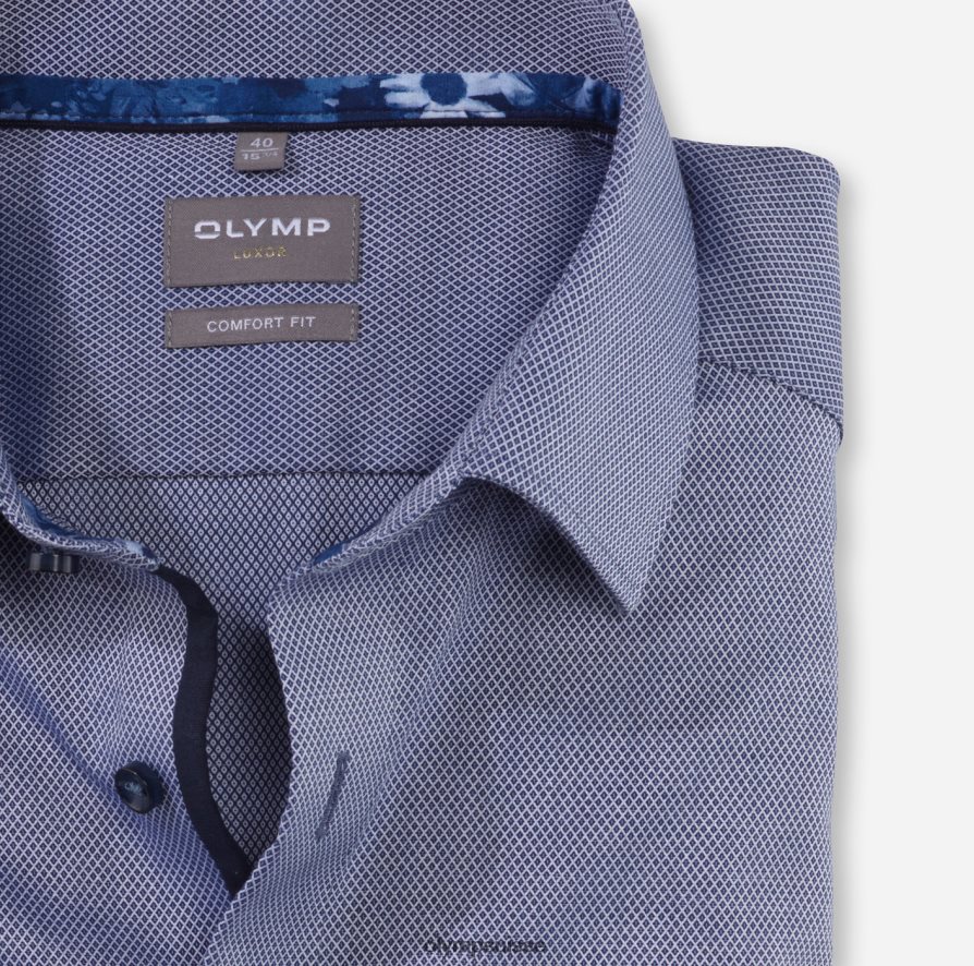 coupe confort louxor, chemise d\'affaires, new kent, marine OLYMP vêtements VVP4DB1476