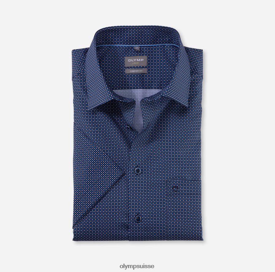 coupe confort louxor, chemise d'affaires, new kent, marine OLYMP vêtements VVP4DB1478