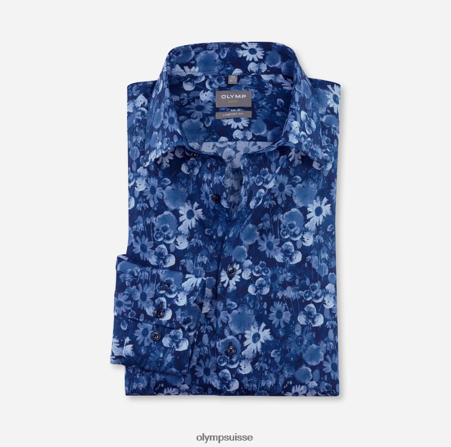 coupe confort louxor, chemise d'affaires, new kent, marine OLYMP vêtements VVP4DB1492