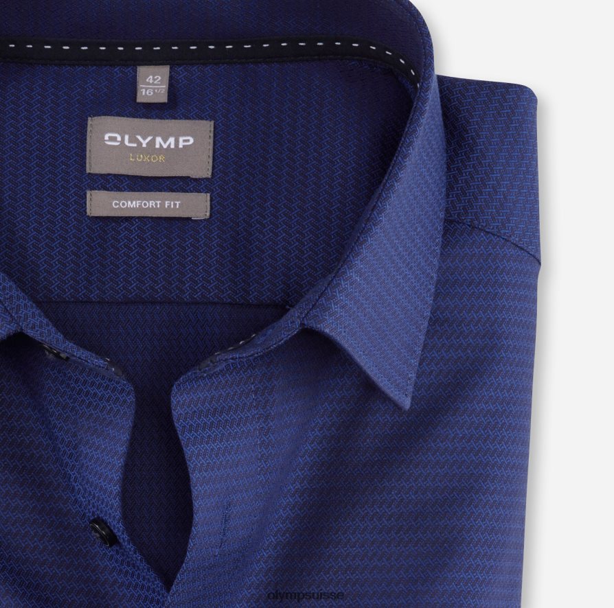 coupe confort louxor, chemise d\'affaires, new kent, marine OLYMP vêtements VVP4DB1506