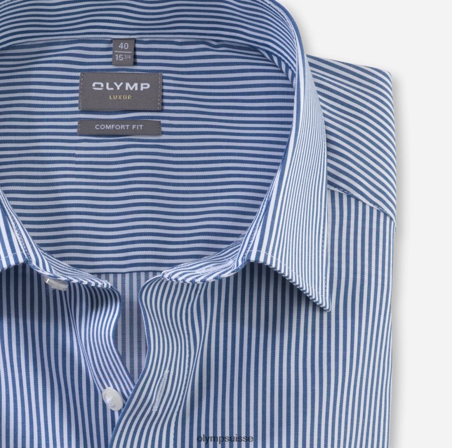 coupe confort louxor, chemise d\'affaires, new kent, marine OLYMP vêtements VVP4DB1511