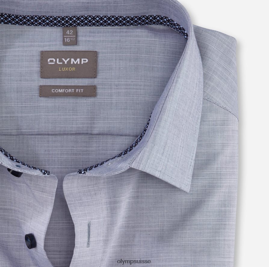 coupe confort louxor, chemise d\'affaires, new kent, marine OLYMP vêtements VVP4DB1551