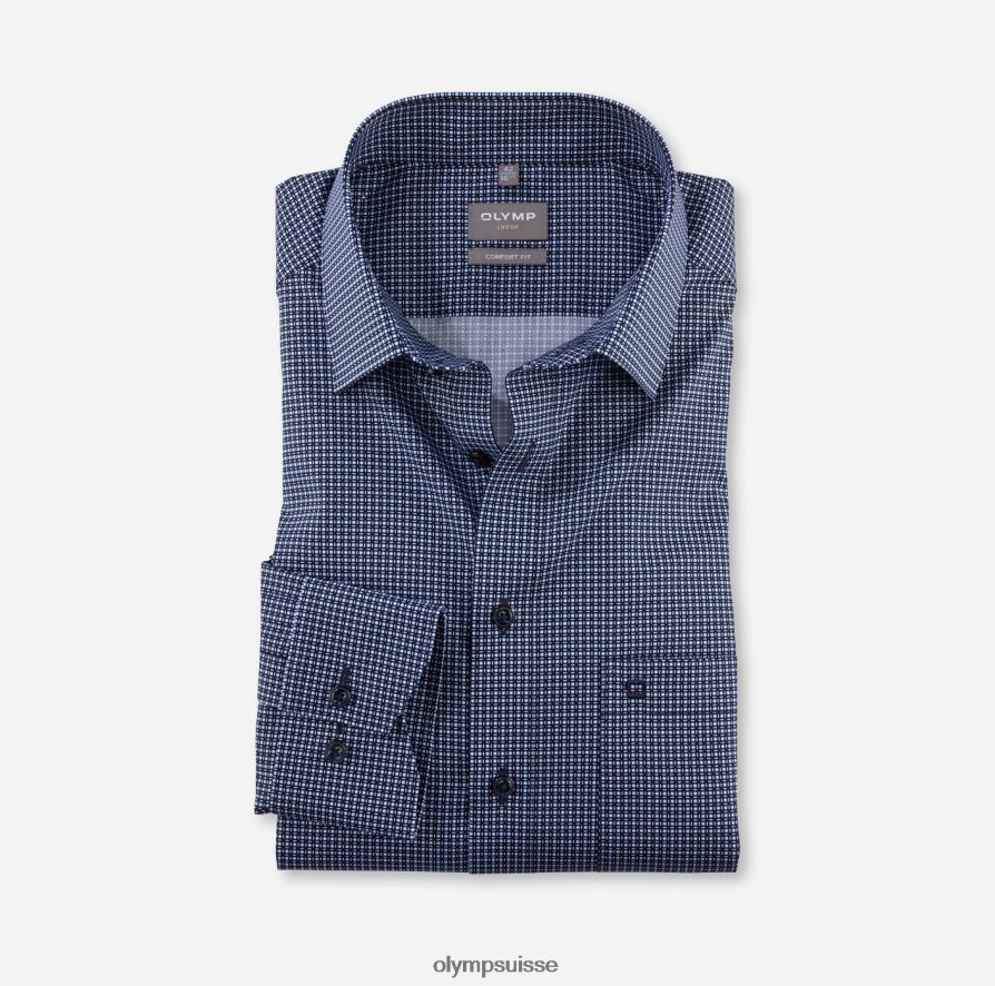 coupe confort louxor, chemise d'affaires, new kent, marine OLYMP vêtements VVP4DB1583
