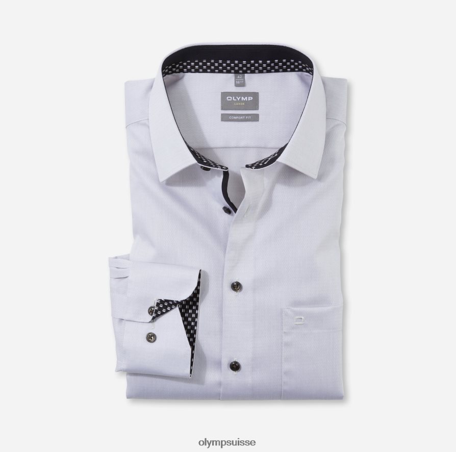 coupe confort louxor, chemise d'affaires, new kent, taupe OLYMP vêtements VVP4DB1524
