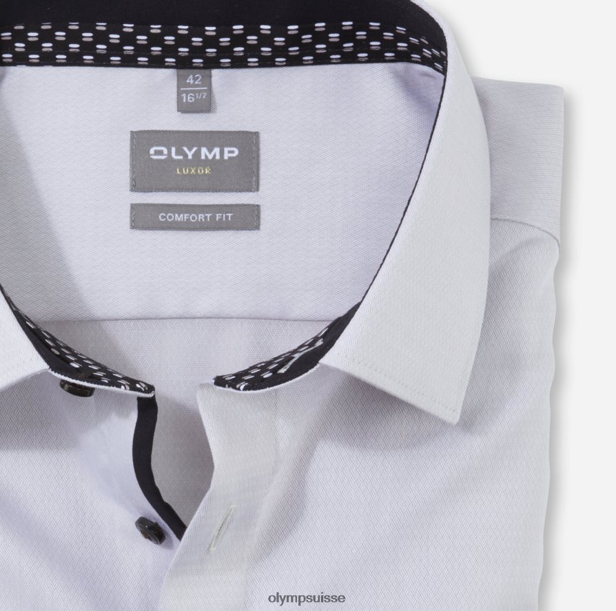 coupe confort louxor, chemise d\'affaires, new kent, taupe OLYMP vêtements VVP4DB1524