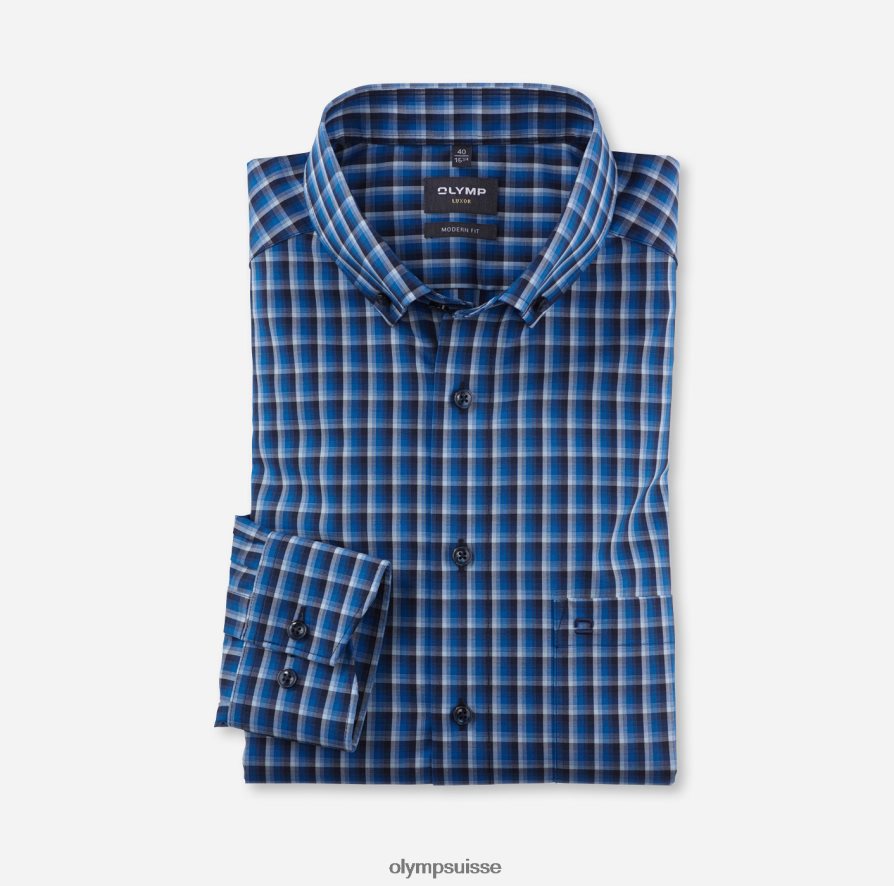 coupe moderne louxor, chemise d'affaires, boutonnée, royal OLYMP vêtements VVP4DB1054