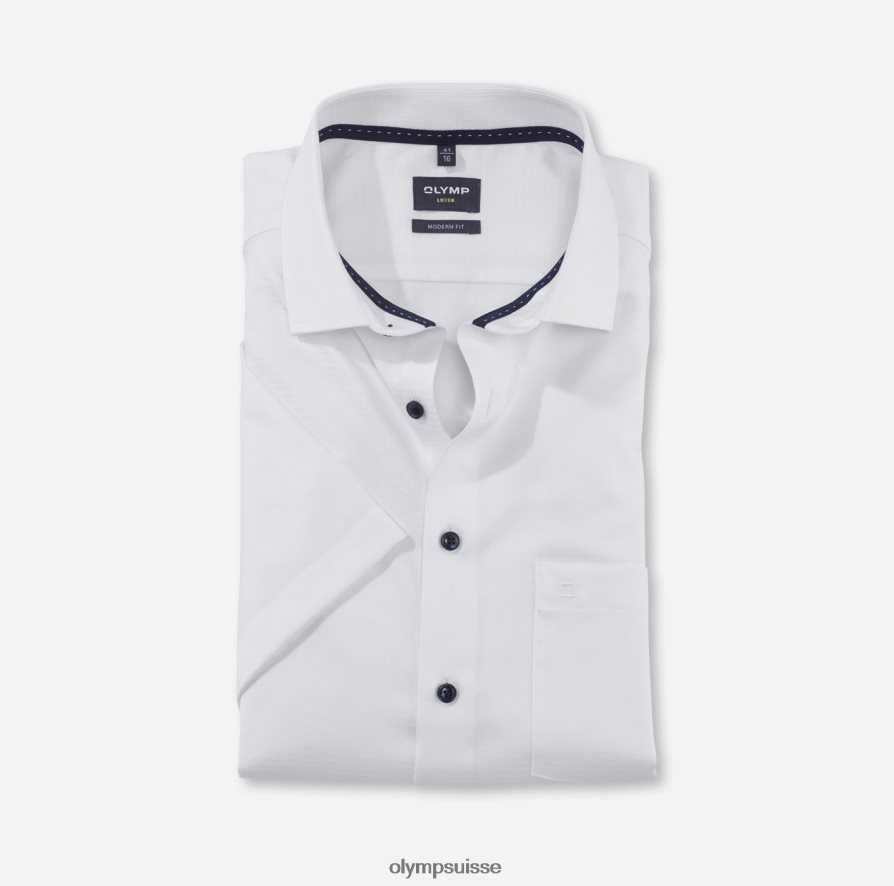 coupe moderne louxor, chemise d'affaires, global kent, blanc OLYMP vêtements VVP4DB920