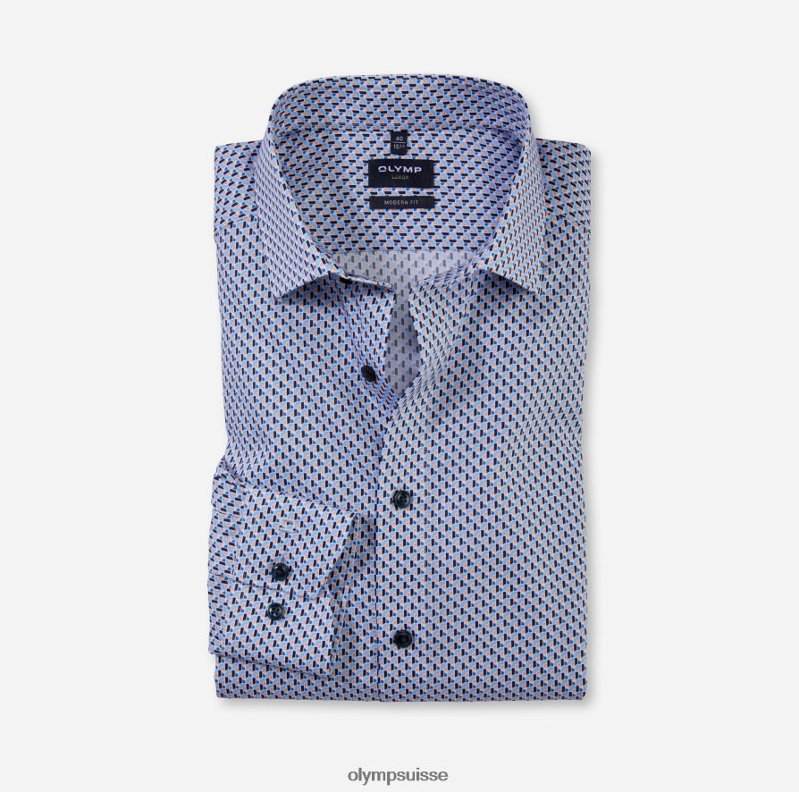 coupe moderne louxor, chemise d'affaires, global kent, orange OLYMP vêtements VVP4DB1192