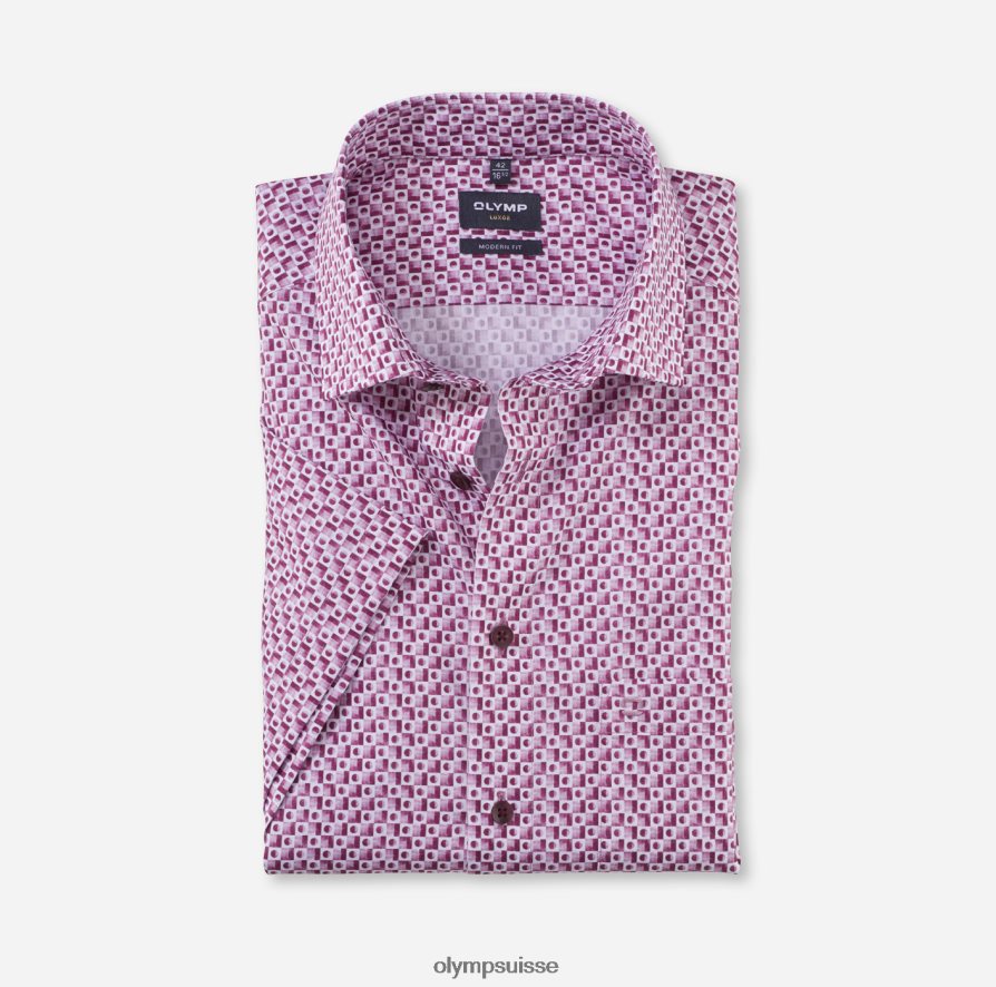 coupe moderne louxor, chemise d'affaires, kent mondial, fuchsia OLYMP vêtements VVP4DB1186