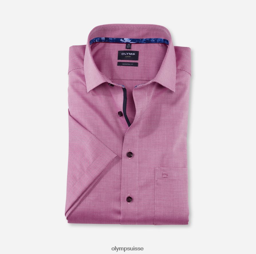 coupe moderne louxor, chemise d'affaires, kent mondial, fuchsia OLYMP vêtements VVP4DB1323