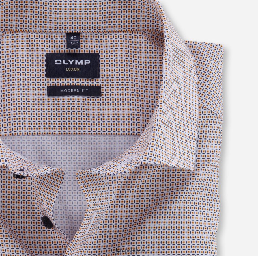 coupe moderne louxor, chemise d\'affaires, kent mondial, mandarin OLYMP vêtements VVP4DB1131