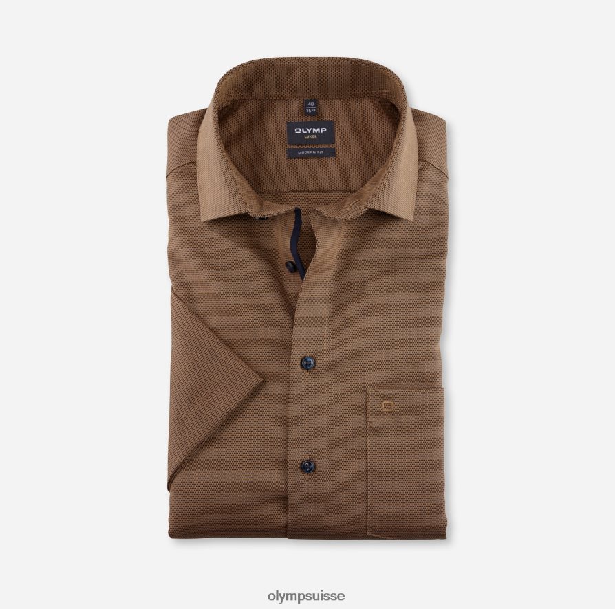 coupe moderne louxor, chemise d'affaires, kent mondial, mandarin OLYMP vêtements VVP4DB1247