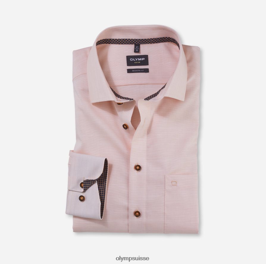 coupe moderne louxor, chemise d'affaires, kent mondial, mandarin OLYMP vêtements VVP4DB1313