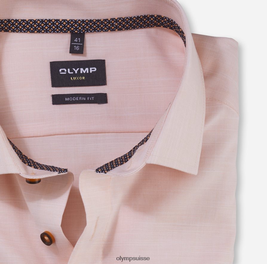 coupe moderne louxor, chemise d\'affaires, kent mondial, mandarin OLYMP vêtements VVP4DB1313