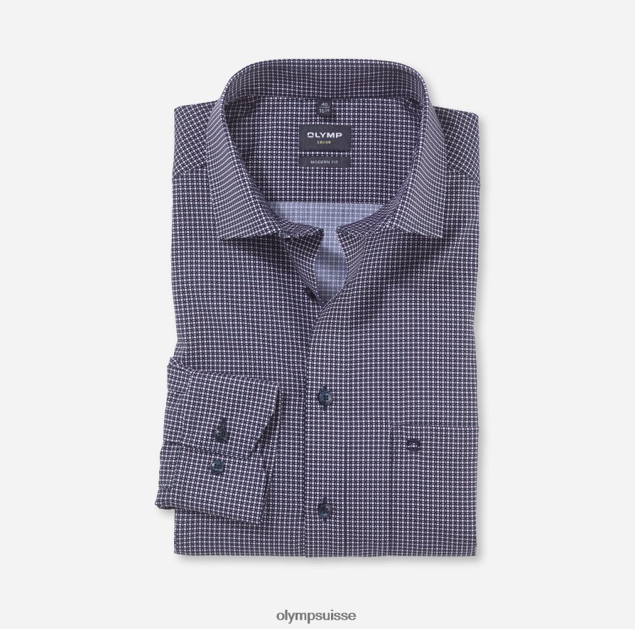 coupe moderne louxor, chemise d'affaires, kent mondial, rose OLYMP vêtements VVP4DB1105