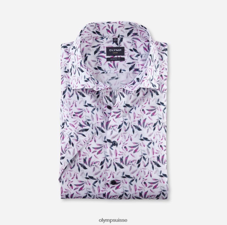 coupe moderne louxor, chemise d'affaires, kent mondial, rose OLYMP vêtements VVP4DB1202