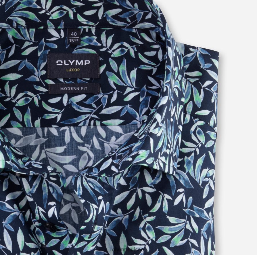 coupe moderne louxor, chemise d\'affaires, kent mondial, vert clair OLYMP vêtements VVP4DB1035