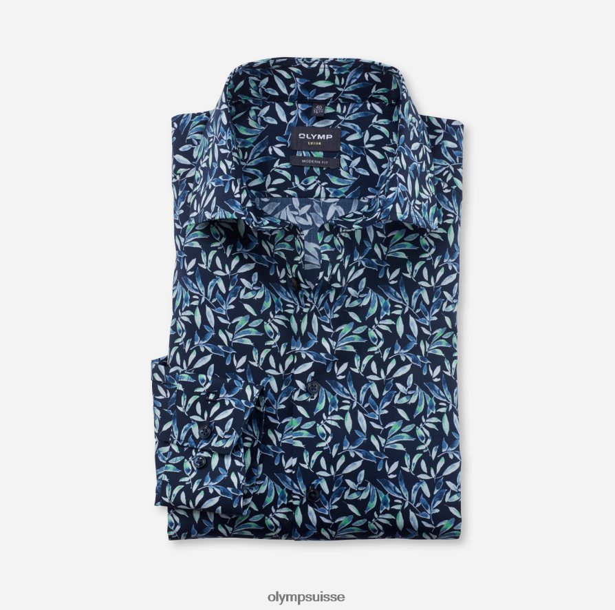 coupe moderne louxor, chemise d'affaires, kent mondial, vert clair OLYMP vêtements VVP4DB1130