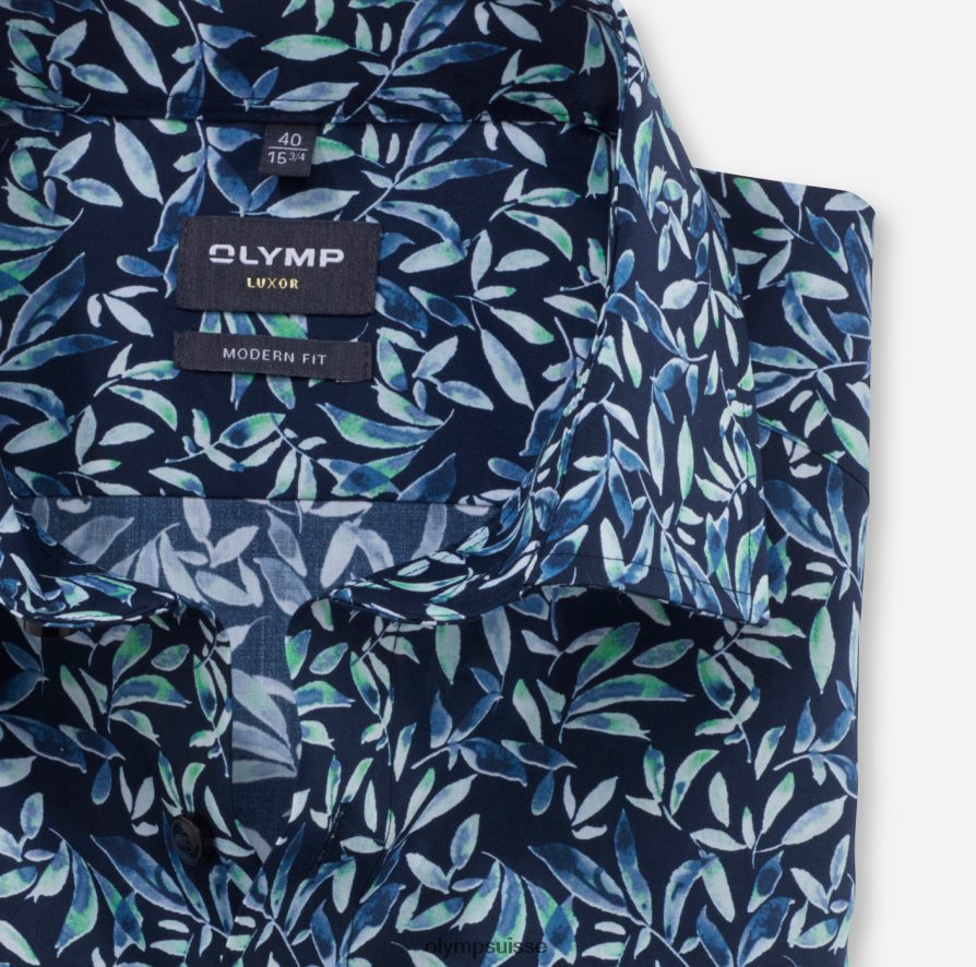 coupe moderne louxor, chemise d\'affaires, kent mondial, vert clair OLYMP vêtements VVP4DB1130