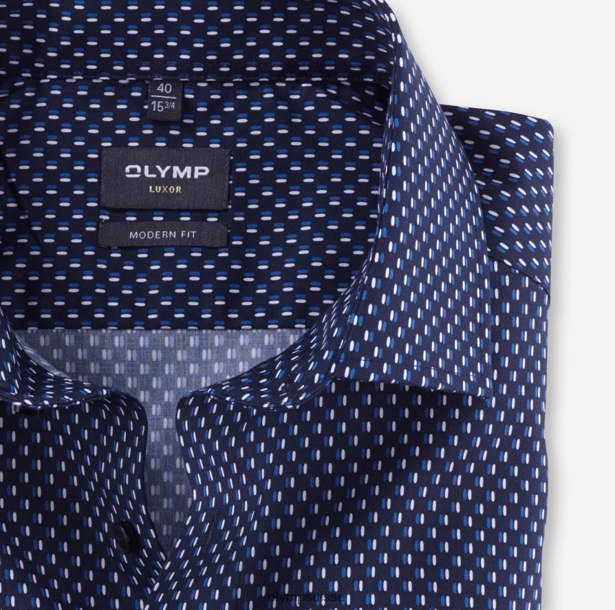 coupe moderne louxor, chemise d\'affaires, manches extra courtes, kent mondial, royal OLYMP vêtements VVP4DB1461
