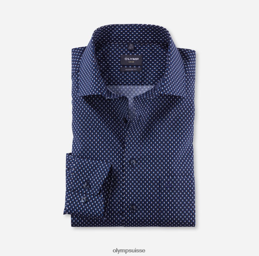 coupe moderne louxor, chemise d'affaires, manches longues extra longues, kent mondial, royal OLYMP vêtements VVP4DB1406