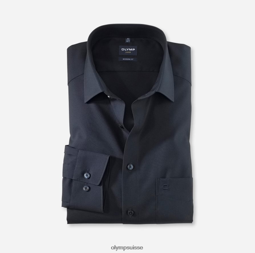 coupe moderne louxor, chemise d'affaires, new kent, cobalt OLYMP vêtements VVP4DB1396