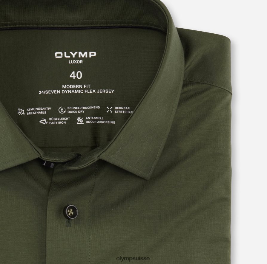 luxor 24/7 coupe moderne, chemise d\'affaires, new kent, mastic OLYMP vêtements VVP4DB966