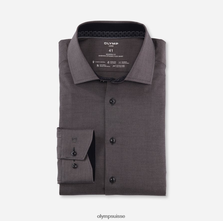 luxor 24/7 modern fit, chemise business, global kent, anthracite OLYMP vêtements VVP4DB980