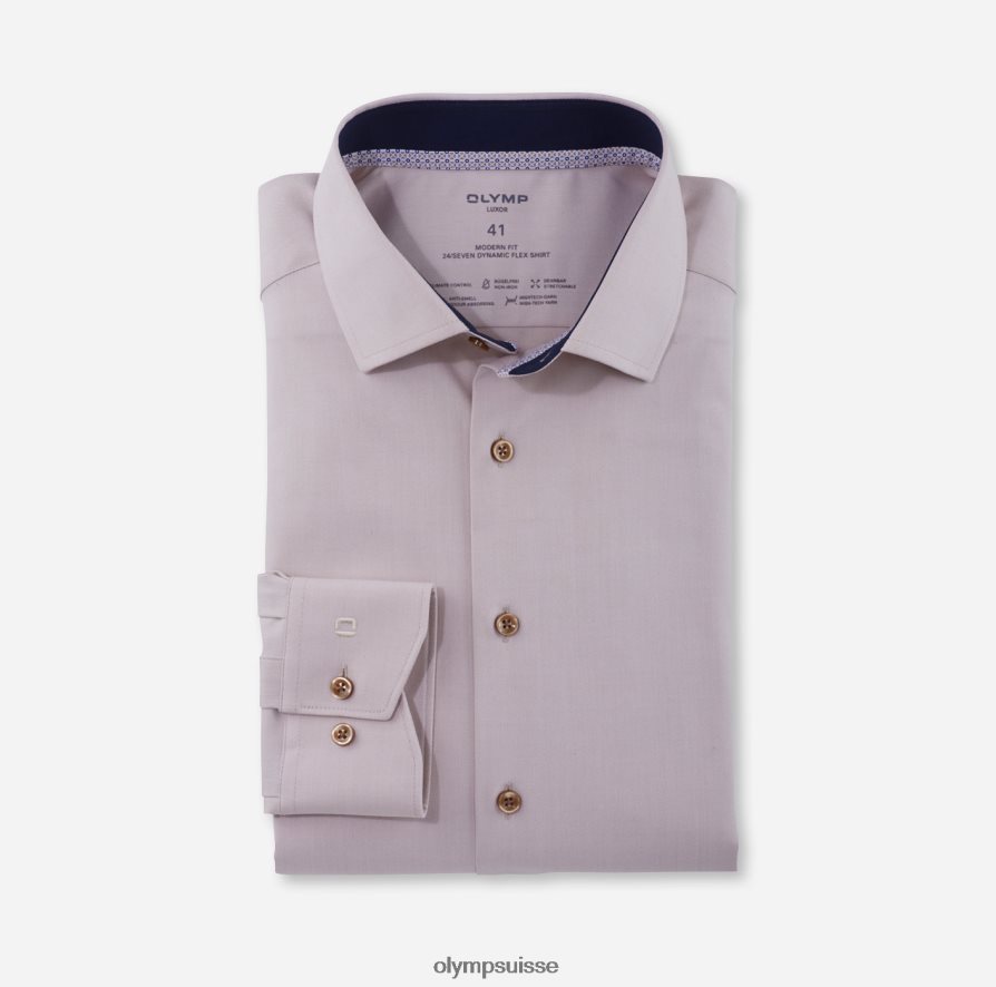 luxor 24/7 modern fit, chemise business, global kent, naturel OLYMP vêtements VVP4DB1238