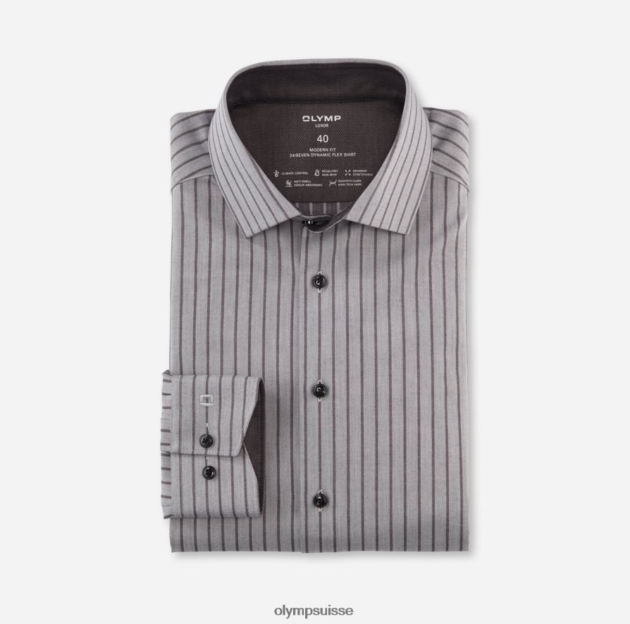 luxor 24/7 modern fit, chemise business, global kent, noir OLYMP vêtements VVP4DB1067