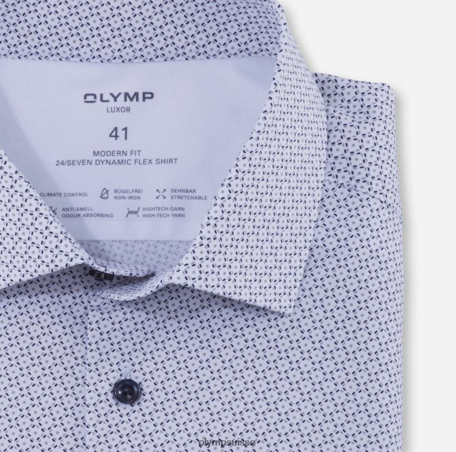 luxor 24/7 modern fit, chemise business, global kent, taupe OLYMP vêtements VVP4DB1164