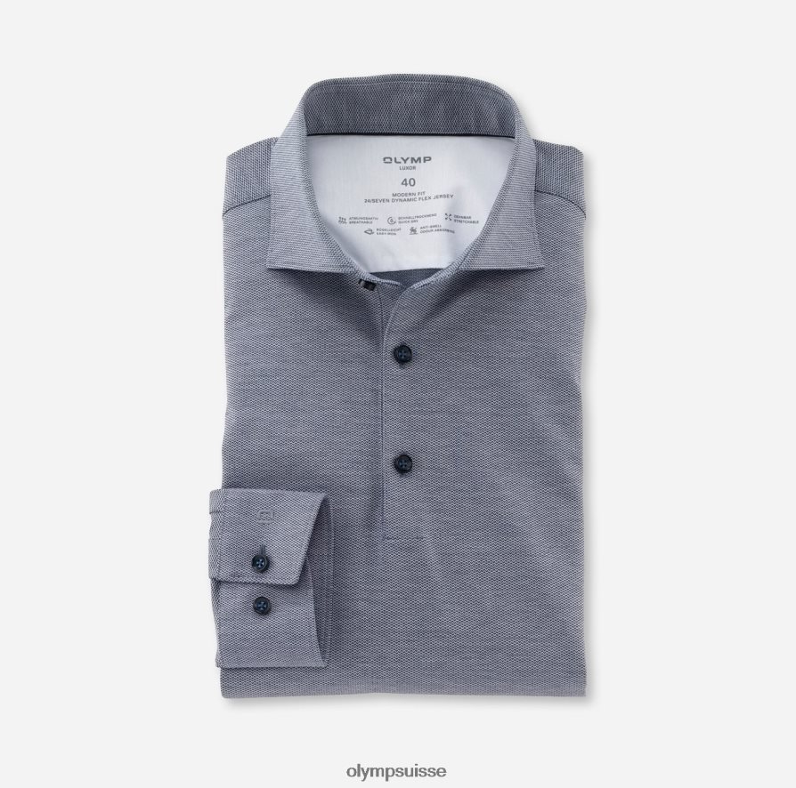 luxor 24/7 modern fit, chemise business, kent, marine OLYMP vêtements VVP4DB1143