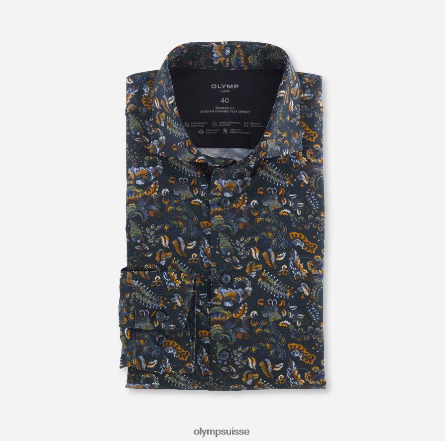 luxor 24/7 modern fit, chemise business, kent, marine OLYMP vêtements VVP4DB1206