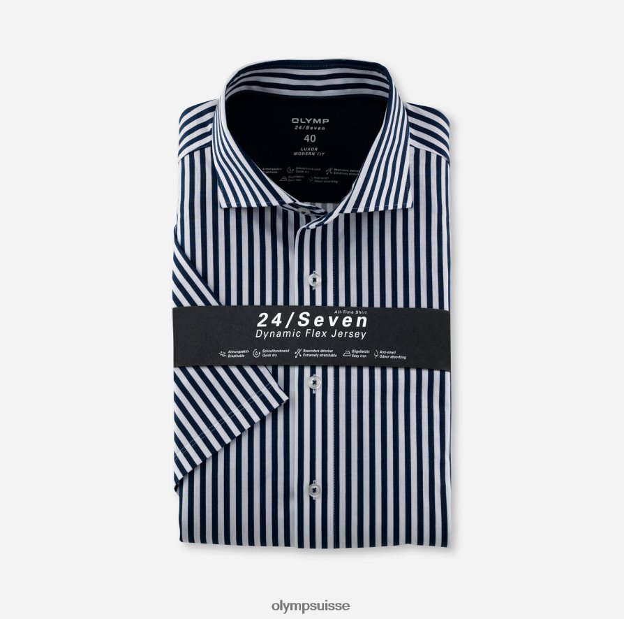 luxor 24/7 modern fit, chemise business, kent, marine OLYMP vêtements VVP4DB1364