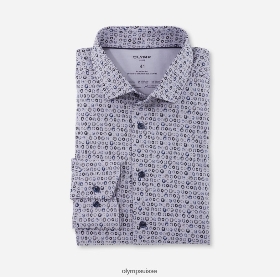 luxor 24/7 modern fit, chemise business, kent moderne, taupe OLYMP vêtements VVP4DB1268
