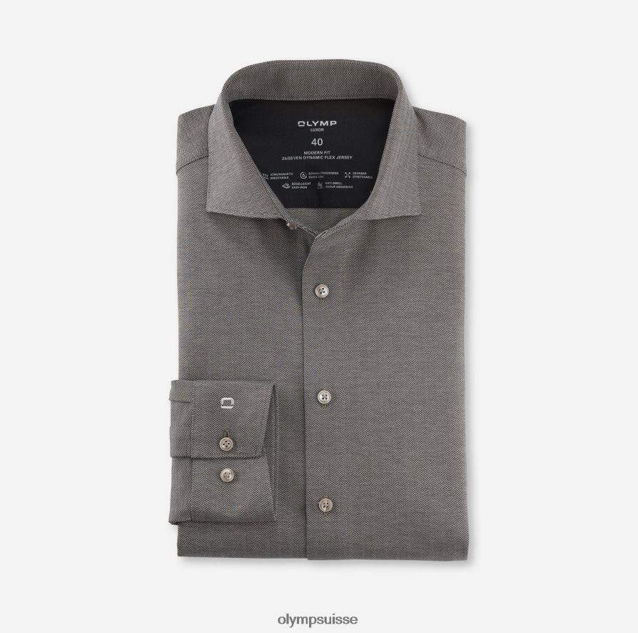 luxor 24/7 modern fit, chemise business, kent, naturel OLYMP vêtements VVP4DB1357