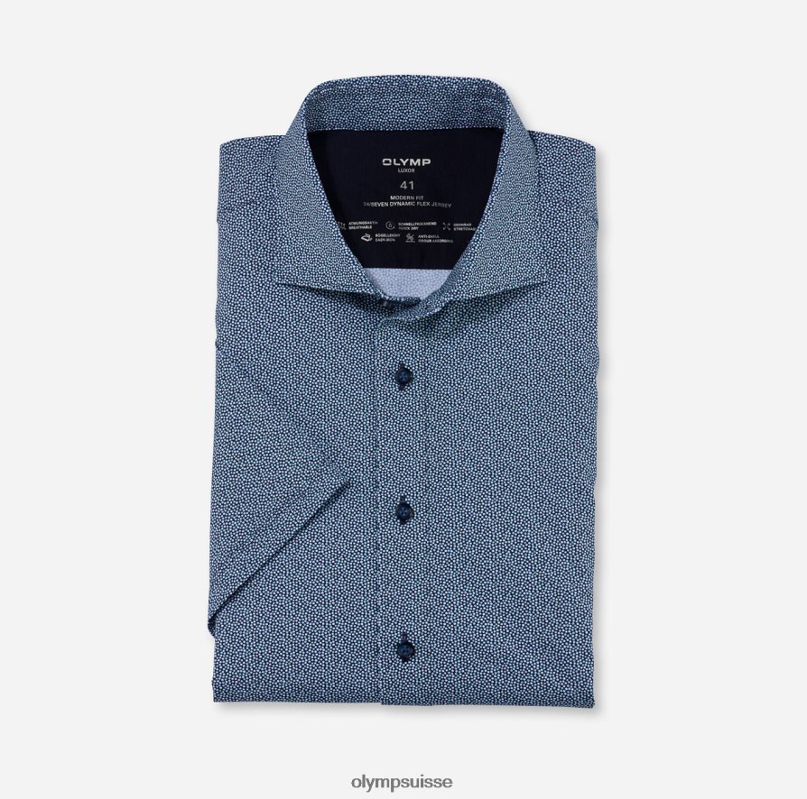 luxor 24/7 modern fit, chemise business, kent, vert clair OLYMP vêtements VVP4DB1178