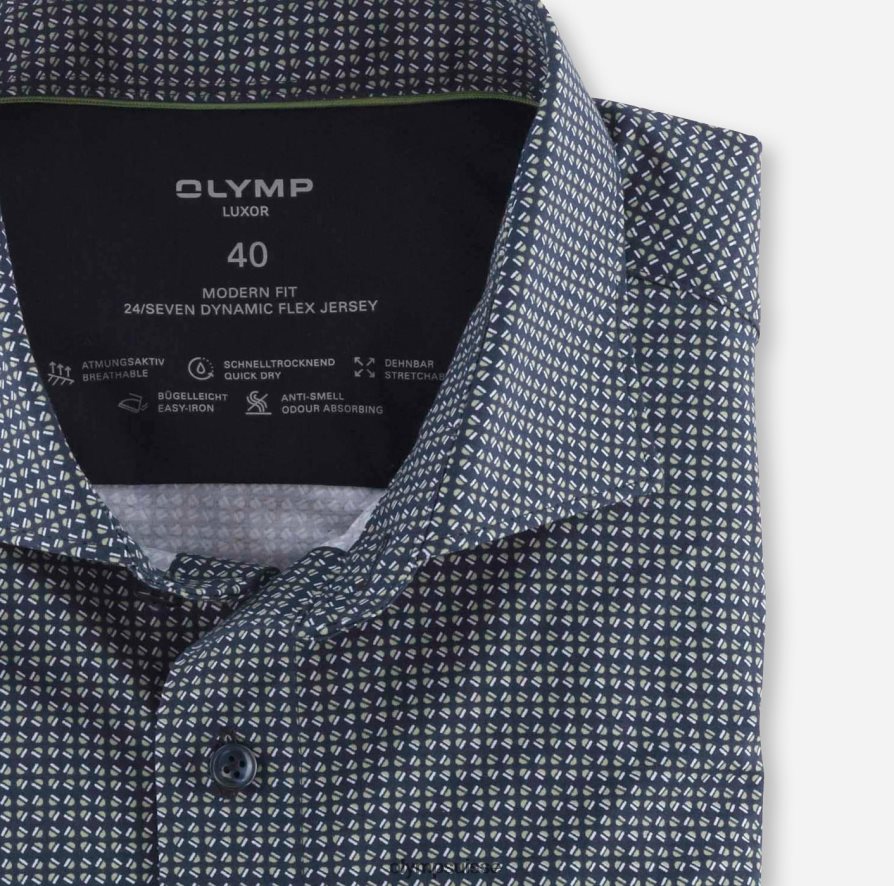 luxor 24/7 modern fit, chemise business, kent, vert lime OLYMP vêtements VVP4DB982