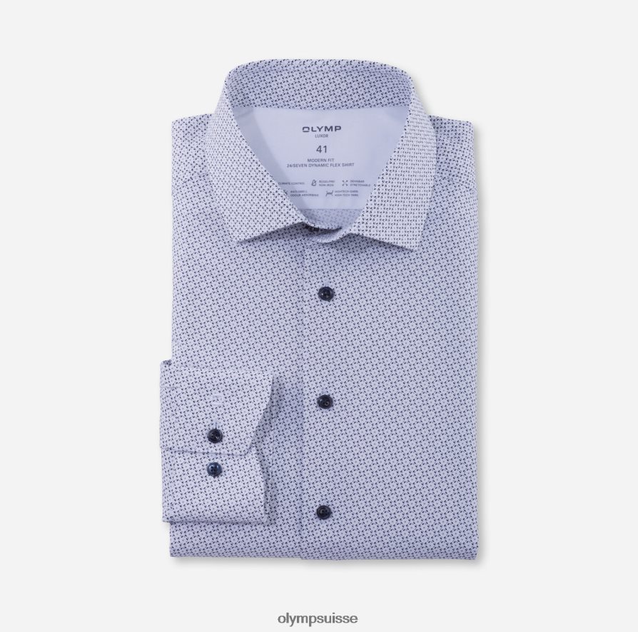 luxor 24/7 modern fit, chemise business, manches extra courtes, global kent, taupe OLYMP vêtements VVP4DB1459