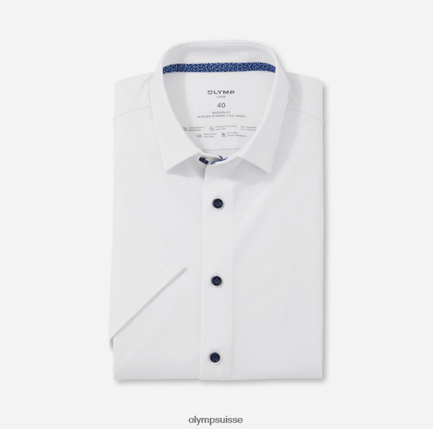 luxor 24/7 modern fit, chemise business, new kent, blanc OLYMP vêtements VVP4DB1069