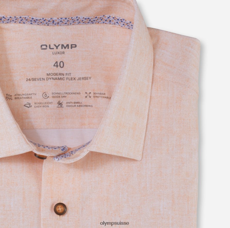 luxor 24/7 modern fit, chemise business, new kent, mandarin OLYMP vêtements VVP4DB1160