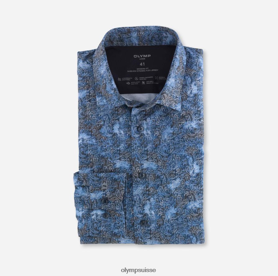 luxor 24/7 modern fit, chemise business, new kent, marine OLYMP vêtements VVP4DB1303